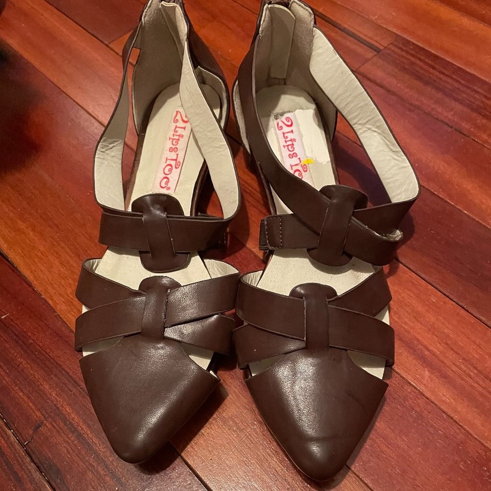 "2 Lips Too" Brown Shoes